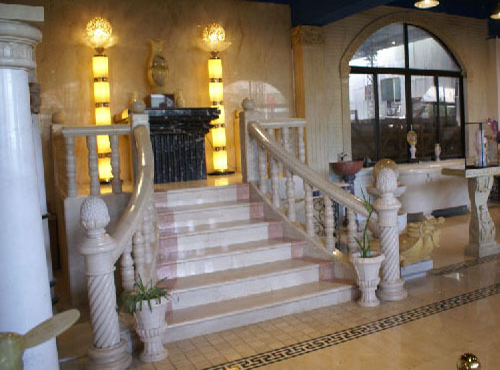 Carved Marble Staircase